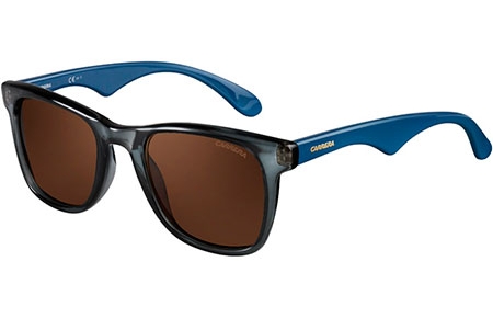 Gafas de Sol - Carrera - CARRERA 6000L/N - 2R1 (E4) GREY TRANSPARENT BLUE // BROWN