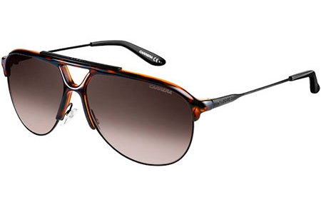 Lunettes de soleil - Carrera - CARRERA 83 - 0SC (IF) HAVANA METAL BLACK // BROWN AZURE GRADIENT