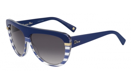 Lunettes de soleil - Dior - DIORCROISETTE1 - DSV (EU) BLUE CRYSTAL BLUE // GREY GRADIENT