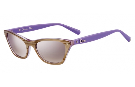 Gafas de Sol - Dior - DIORHATUTAA - W6O (N5) BEIGE VIOLET // BROWN MIRROR GRADIENT