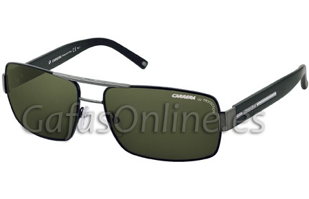 Sunglasses - Carrera - GLOBETROTTER 1 - S9B (QT) BLACK DARK RUTHENIUM // GREEN