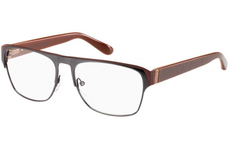 Lunettes de vue - Marc by Marc Jacobs - MMJ 534 - JT7 BURGUNDY RUTHENIUM MUD