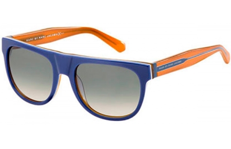 Sunglasses - Marc by Marc Jacobs - MMJ 386/S - FLT (DX) BLUE YELLOW ORANGE // DARK GREY GRADIENT