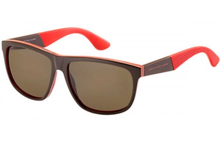 Lunettes de soleil - Marc by Marc Jacobs - MMJ 417/S - 5WR (70) BROWN RED RUBBER // BROWN