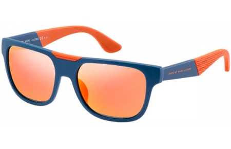 Gafas de Sol - Marc by Marc Jacobs - MMJ 357/S - 642 (UW) 	 BLUE RUBBER ORANGE // MULTIORANGE FLASH