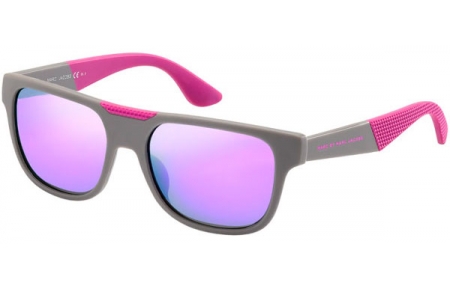 Lunettes de soleil - Marc by Marc Jacobs - MMJ 357/S - 66A (TE) 	 GREY RUBBER PINK // VIOLET MULTILAYER