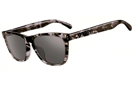 Sunglasses - Oakley - GLOBAL FROGSKINS LX OO2043 - 2043-08 DARK GREY TORTOISE // BLACK IRIDIUM