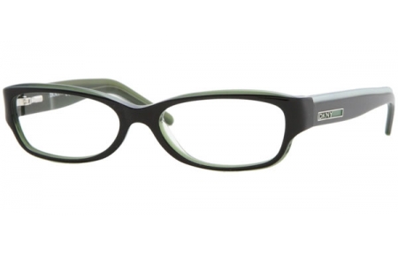 Monturas - Donna Karan New York - DY4590 - 3408 BLACK GREEN TRANSPARENT GREEN