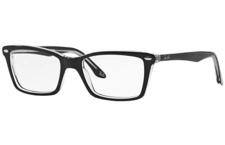 Monturas - Ray-Ban® - RX5241 - 2034 TOP BLACK ON TRANSPARENT