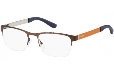 Lunettes de vue - Tommy Hilfiger - TH 1324 - 0FY BROWN ORANGE