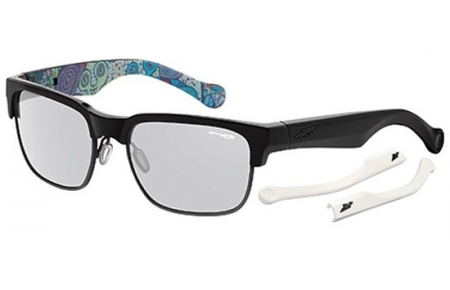 Lunettes de soleil - Arnette - AN4205 DEAN - 22756G BLACK // LIGHT GREY MIRROR SILVER