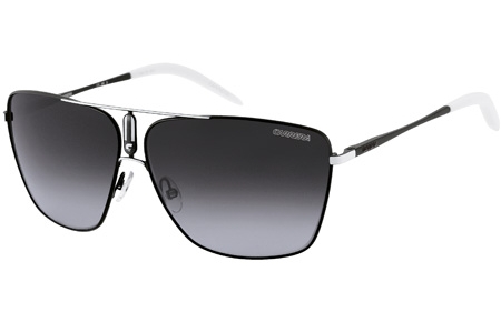 Lunettes de soleil - Carrera - CARRERA 43 - HMF (9O) BLACK WHITE // DARK GREY GRADIENT