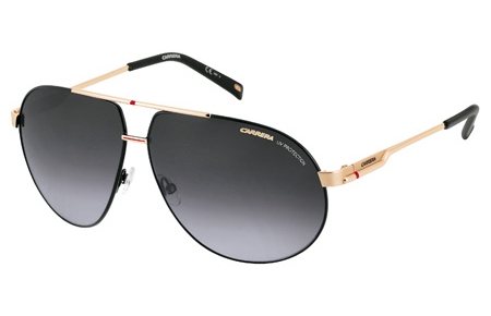 Gafas de Sol - Carrera - CARRERA 6 - RZY (9O) BLACK SEMY GOLD // DARK GREY GRADIENT