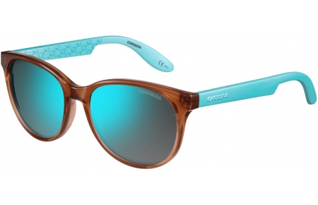 Gafas Junior - Carrera Junior - CARRERINO 12 - MCD  (3U) BEIGE TURQUOISE // KHAKI BLUE MIRROR
