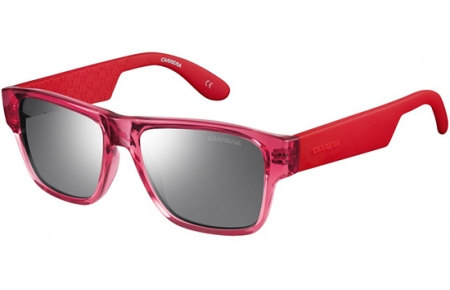 Gafas Junior - Carrera Junior - CARRERINO 15 - KNV (SS) TRANSPARENT RED // GREY SILVER MIRROR