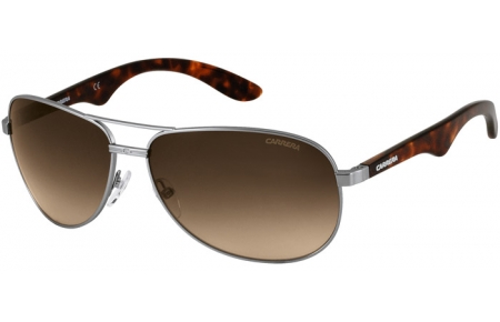 Sunglasses - Carrera - CARRERA 6006 - BWR (LA) MATTE RUTHENIUM DARK HAVANA // BROWN GRADIENT POLARIZED
