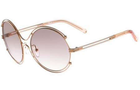 Gafas de Sol - Chloé - CE122S ISIDORA - 785 ROSE GOLD PEACH // LIGHT GREY GRADIENT