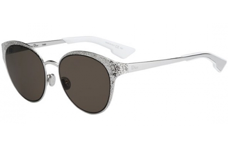 Sunglasses - Dior - DIORUNIQUE - 010 (KP)  PALLADIUM // GREY SILVER