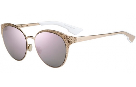 Sunglasses - Dior - DIORUNIQUE - DDB (KY)  GOLD COPPER // GREY MULTILAYER ROSE GOLD MIRROR