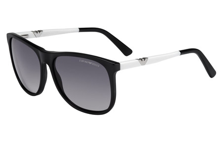 Sunglasses - Emporio Armani - Oferta especial - EA 9840/S - U25 (EU) BLACK WHITE // GREY GRADIENT