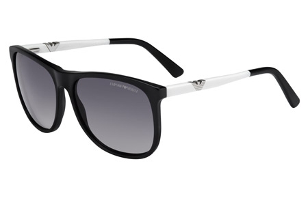 Lunettes de soleil - Emporio Armani - Oferta especial - EA 9840/S - U25 (EU) BLACK WHITE // GREY GRADIENT