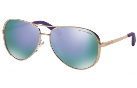 Sunglasses - Michael Kors - MK5004 CHELSEA - 10034V ROSE GOLD // PURPLE MIRROR