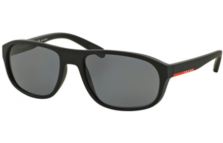 Gafas de Sol - Prada Linea Rossa - SPS 01RS - DG05Z1 BLACK RUBBER // GREY POLARIZED