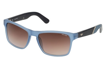 Lunettes de soleil - Police - S1858 CRYPTO 2 - 97DM  BLACK BLUE // BROWN GRADIENT