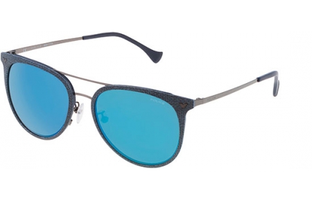 Gafas de Sol - Police - SPL153 IMPACT 2 - AG2X BLUE // GREY MIRROR BLUE