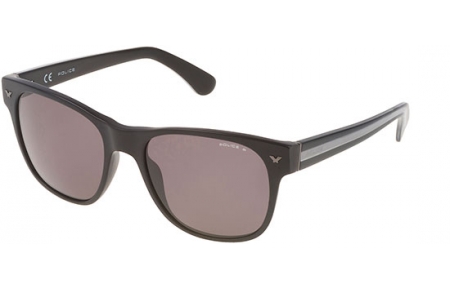 Gafas de Sol - Police - SPL164 STRIPE 1 - 703P BLACK // SMOKE POLARIZED