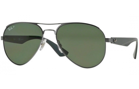 Gafas de Sol - Ray-Ban® - Ray-Ban® RB3523 - 029/9A MATTE GUNMETAL // GREEN POLARIZED