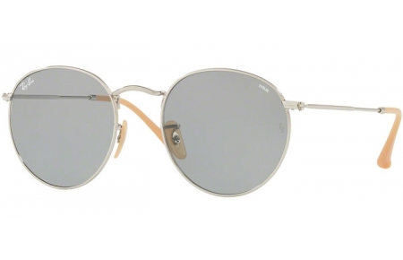 Gafas de Sol - Ray-Ban® - Ray-Ban® RB3447 ROUND METAL - 9065I5 SILVER // PHOTOCROMIC BLUE