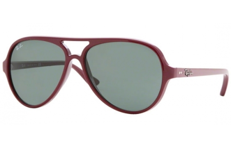 Gafas de Sol - Ray-Ban® - Ray-Ban® RB4125 CATS  5000 - 739 DARK RED // CRYSTAL GREEN