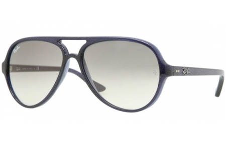 Lunettes de soleil - Ray-Ban® - Ray-Ban® RB4125 CATS  5000 - 806/32 BLUE VIOLET GLITTER // CRYSTAL GREY GRADIENT