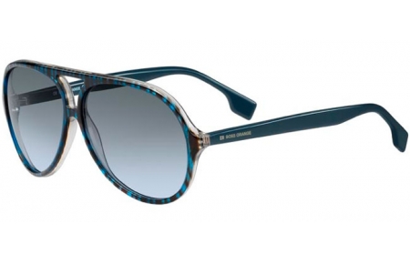 Sunglasses - Boss Orange - BO 0031/S - AB6 (LN) BLUE SPOTTED BLUE // GREY AZURE GRADIENT