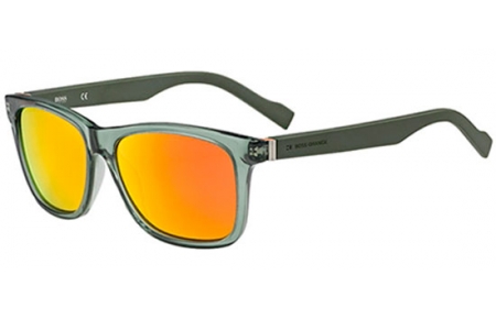 Sunglasses - Boss Orange - BO 0117/S - 1QJ (UZ) TRANSPARENT GREEN GREEN // RED MIRROR