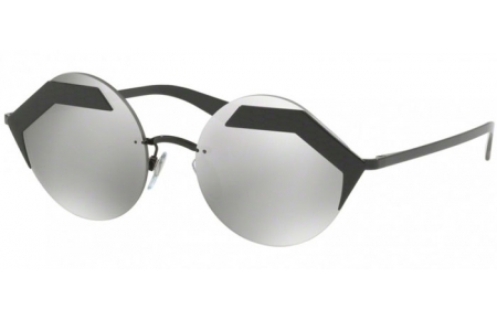 Gafas de Sol - Bvlgari - BV6089 SERPENTEYES - 128/6G BLACK MATTE BLACK // LIGHT GREY MIRROR SILVER