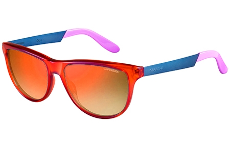 Sunglasses - Carrera - CARRERA 5015/S - 8QW (UW) ORANGE BLUE VIOLET // ORANGE MIRROR