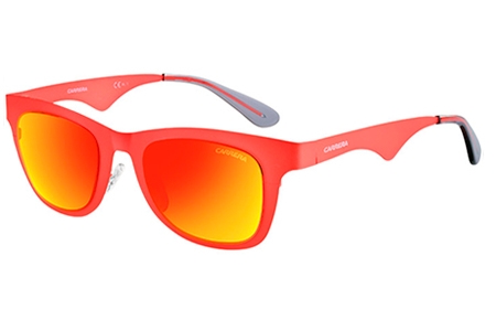 Sunglasses - Carrera - CARRERA 6000/MT - ABV (UZ) CORAL // RED MIRROR