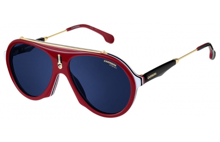 Sunglasses - Carrera - CARRERA FLAG - 6K3 (KU) RED // BLUE GREY