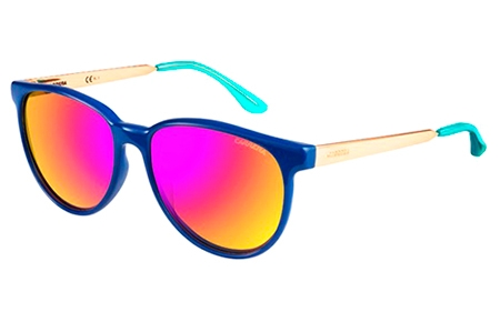 Sunglasses - Carrera - CARRERA 6014/S - BUP (VQ) BLUE  GOLD COPPER // PINK MULTILAYER