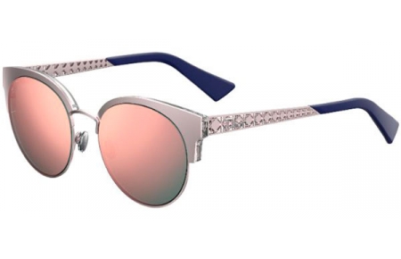Sunglasses - Dior - DIORAMAMINI - S8R (0J) LIGHT PINK // GREY ROSE GOLD MIRROR