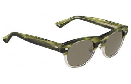 Gafas de Sol - Gucci - GG 1088/S - 2B9 (6J) GREEN HAVANA GREY // BROWN