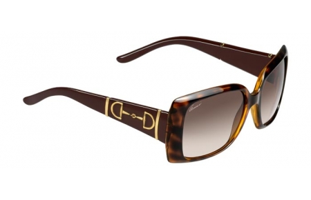 Sunglasses - Gucci - GG 3537/S - 5E7 (HA) HAVANA BROWN CRYSTAL // BROWN GRADIENT