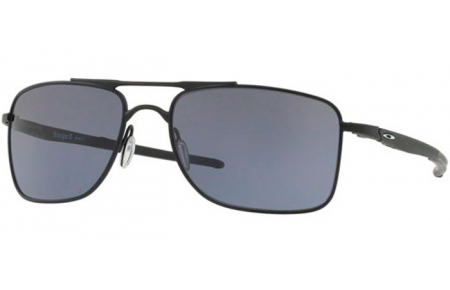 Sunglasses - Oakley - GAUGE 8 OO4124 - 4124-01 MATTE BLACK // GREY