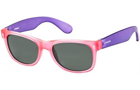 Lunettes Junior - Polaroid Junior - P0115 - IUB (Y2) VIOLET PINK // GREY POLARIZED