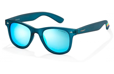 Gafas Junior - Polaroid Junior - PLD 8009/N ARCO IRIS - UJO (JY) BLUE TRANSPRENT // GREY BLUE MIRROR POLARIZED