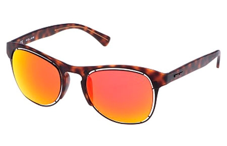 Lunettes de soleil - Police - S1954 OFFSIDE 1 - 738R HAVANA // ORANGE MIRRROR