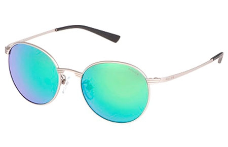 Sunglasses - Police - S8954 RIVAL 3 - 581V SILVER // GREEN MULTILAYER