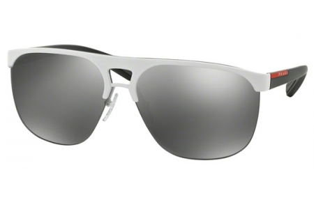 Gafas de Sol - Prada Linea Rossa - SPS 53QS - TWK7W1 WHITE RUBBER // GREY MIRROR SILVER